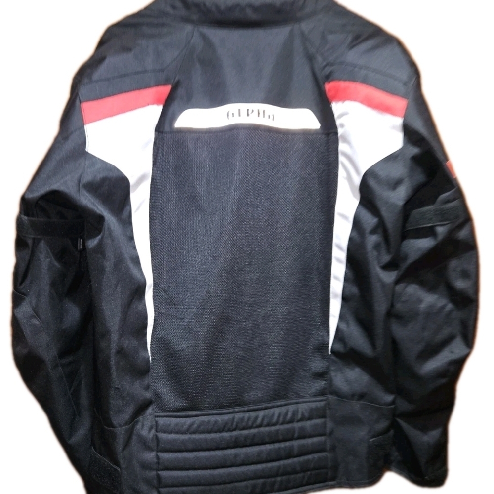 Alpha Cycle Gear Armored Mesh Motorcycle Jacket - EUC - Size M - Picture 2 of 5